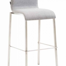 Barová stolička Kador, svetlo šedá - 1