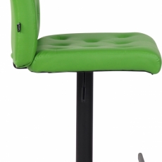 Barová stolička Kells, syntetická koža, zelená - 3