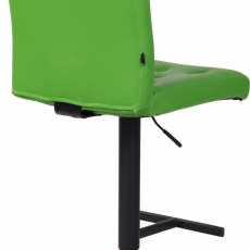 Barová stolička Kells, syntetická koža, zelená - 4