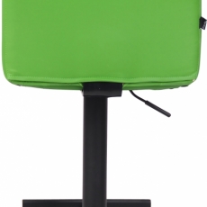Barová stolička Kells, syntetická koža, zelená - 5