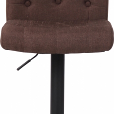 Barová stolička Kells, textil, hnedá - 2