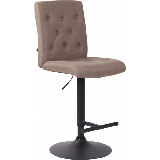 Barová stolička Kells, textil, taupe - 1