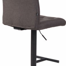 Barová stolička Kells, textil, tmavo šedá - 4