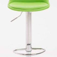 Barová stolička Kiel (SET 2 ks), syntetická koža, zelená - 2