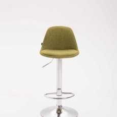 Barová stolička Kiel (SET 2 ks), textil, zelená - 2