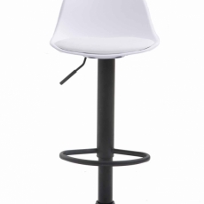 Barová stolička Kyla I., syntetická koža, biela - 2