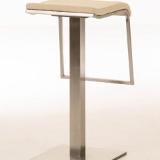 Barová stolička Lameng, krémová - 4