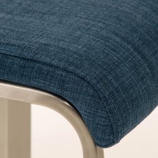 Barová stolička Lameng, modrá - 6
