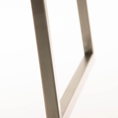 Barová stolička Lameng, syntetická koža, šedá - 7