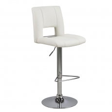 Barová stolička Larry (SET 2 ks), biela - 1