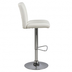Barová stolička Larry (SET 2 ks), biela - 4