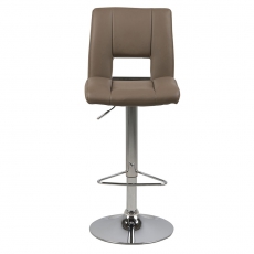 Barová stolička Larry (Súprava 2 ks), cappucino - 3