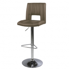 Barová stolička Larry (Súprava 2 ks), cappucino - 2