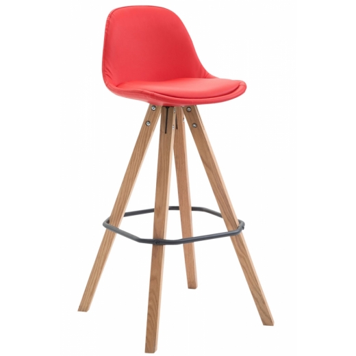 Barová stolička Laura, červená - 1