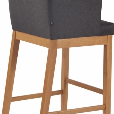 Barová stolička Laura, tmavo šedá - 4