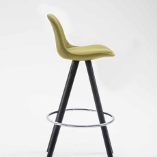 Barová stolička Lauren, svetlo zelená / čierna - 3