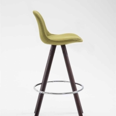 Barová stolička Lauren, svetlo zelená / hnedá - 3