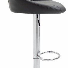 Barová stolička Lazo I. (SET 2 ks), čierna - 3