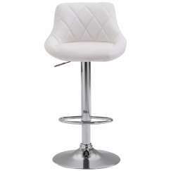 Barová stolička Lazo (SET 2 ks), biela