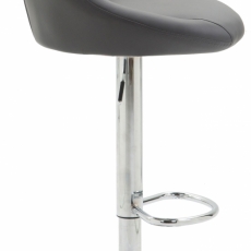 Barová stolička Lazo (SET 2 ks), šedá - 3