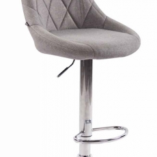 Barová stolička Lazo, sivá - 1