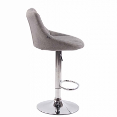 Barová stolička Lazo, sivá - 3