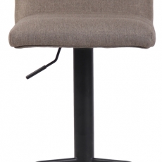 Barová stolička Limerick, textil, čierna / taupe - 2