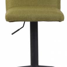 Barová stolička Limerick, textil, čierna / zelená - 2