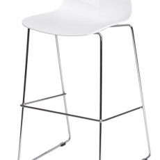 Barová stolička Limone, biela - 1