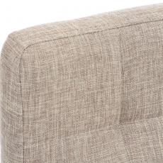 Barová stolička Lincoln, textil, krémová - 5