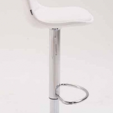Barová stolička Linet (SET 2 ks), biela - 3
