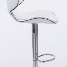 Barová stolička Lisa (SET 2 ks), biela - 7