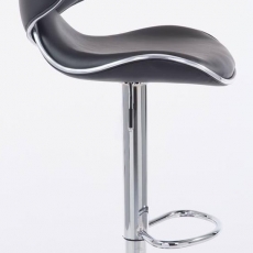 Barová stolička Lisa (SET 2 ks), čierna - 6