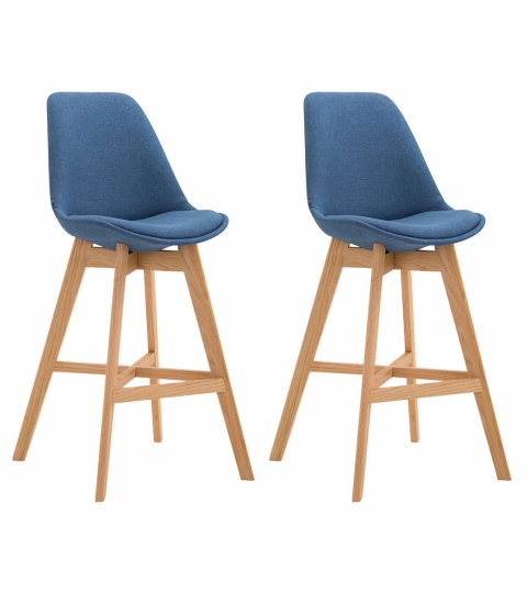 Barová stolička Lucia (SET 2 ks), modrá
