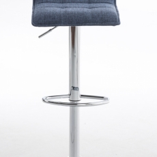 Barová stolička Madison (SET 2 ks), textil, modrá - 2