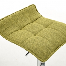Barová stolička Madison (SET 2 ks), textil, zelená - 3
