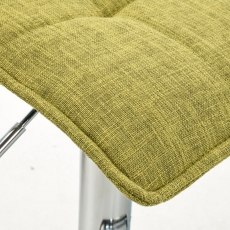 Barová stolička Madison (SET 2 ks), textil, zelená - 4