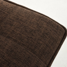Barová stolička Madison, textil, hnedá - 7