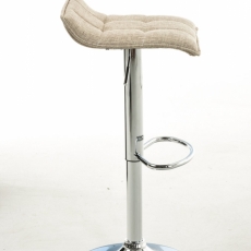 Barová stolička Madison, textil, krémová - 3
