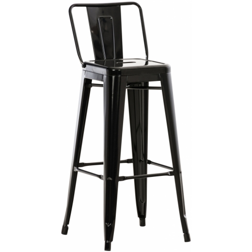 Barová stolička Mason, čierna - 1