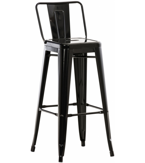 Barová stolička Mason, čierna