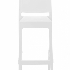 Barová stolička May, biela - 2