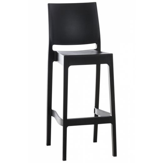 Barová stolička May, čierna - 1