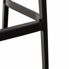 Barová stolička May, čierna - 7