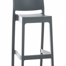 Barová stolička May, tmavosivá - 1