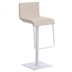 Barová stolička Mona, biela podnož - 2