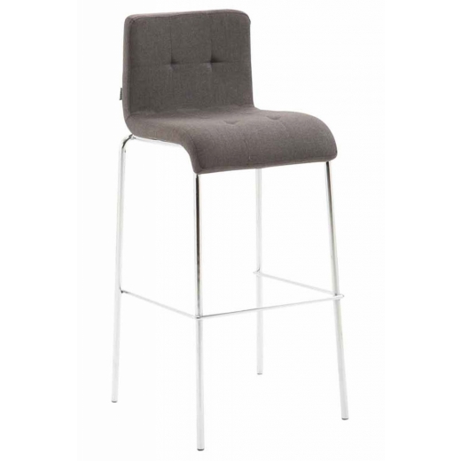 Barová stolička Moneta, tmavo šedá - 1