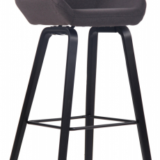 Barová stolička Newnan, čierna / čierna - 1