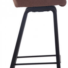 Barová stolička Newnan, čierna / hnedá - 3