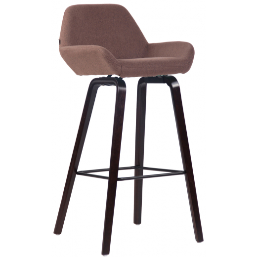 Barová stolička Newnan, orech / hnedá - 1